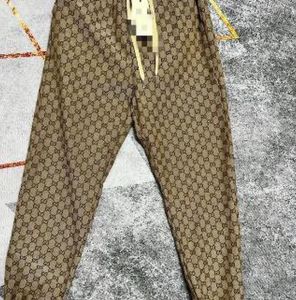 Pantaloni da uomo autunno designer di lusso esterno moto pantaloni della tuta joggers lettera jacquard pantaloni doppi lettere