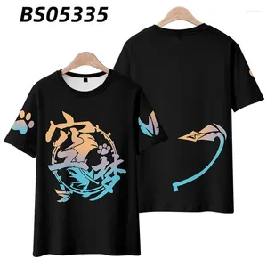 Men's Hoodies Honkai Impact 3 Pardofelis Sp Style 3d Printing T-shirt Summer Fashion Round Neck Short Sleeve Game Streetwear