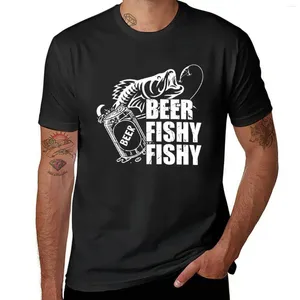 Men's Polos Beer Beer Fishy T-Shirt Graphics Blouse Men