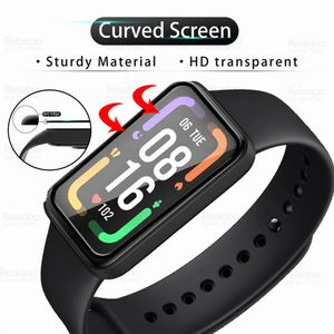 3PCS 9D Curved Soft Protective Glass For Xiaomi Redmi Smart Band Pro Screen Protector Redmy Smartband BandPro Watch Accessories