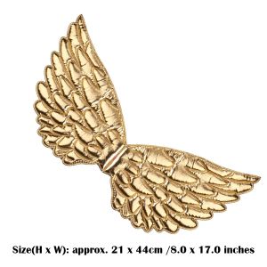 Kids Children Glossy Metallic Angel Wings for Photography Masquerade Halloween Cosplay Party Costume Accessory