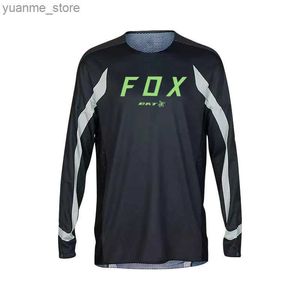 Camicie ciclistiche Tops New Bat Downhill T-shirt Offroad Dh Shirts Enduro Jersey Motocross Racing Cycling Abbigliamento Ciclismo Ciclismo Y240410