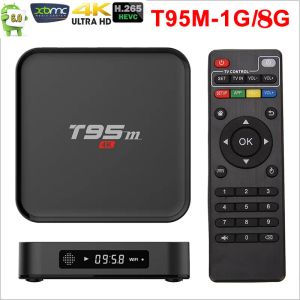 Box Amlogic Stream T95M Android TV Box 1G/8G 2G/8Gメディアプレーヤー2.4G WiFi AmLogic S905X 16.0 Android 6.0 Quad Core H.265 4K TV Box