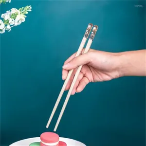 Chopsticks Corrosion Resistance Grade One-Piece Molding Anti-Slip High Temperatur Appapplicable Table Seopery Alloy