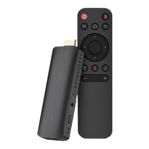 Box Black TV Stick Android TV HDR SET OS OS 4K BT5.0 WiFi 6 2.4/5.8G Android 10 Smart Sticks Android Media Player