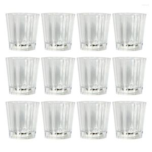 Weingläser 12 PCs Kaffee Tasse Light Cups Bar Glass Feiertage Trinken Glow Party liefert Dekorationen Geschenk Abschluss