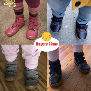 Pekny Bosa Stiefel barefoot Schuhe Kinder echte Leder Boy Schuhe Mädchen Stiefel Knöchelstiefel breite Zehen weiche Boden Kinder Schuhe Schuhe