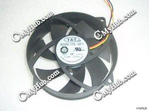 Охлаждение подлинное для TT 9225L12S NF1 DC12V 0,24A 9525 95x95x25 мм 4PIN 3WIRE CPU Вентилятор CPU