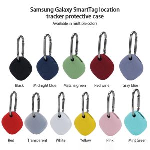 För Samsung Galaxy SmartTag Silicone Protective Sleeve för Samsung Locator Tracker Anti-Lost Device Keychain Protective Sleeve