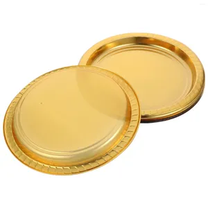 Dinnerware Sets 20 Pcs Baking Pan Snack Serving Plate Delicate Dessert Tray Household Fruit Holder The Pet Cake Plastic Plates