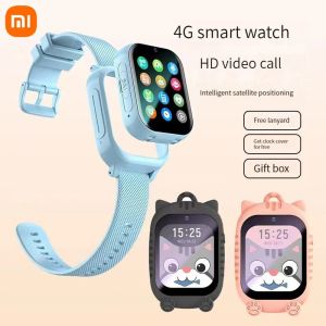 Relógios Xiaomi Mijia 4G Smart Watch Children Assista GPS Rastrear vídeo Chamne Câmera SOS Monitor à prova d'água Localização lbs rastreador smartwatch