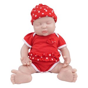 IVITA WG1558 38CM 2 kg 100% Full Body Silicone Reborn Baby Doll Soft Dolls Livselike Baby med kläder för barn Julpresent