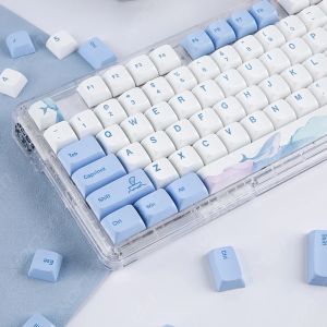 Accessories USLION 133Keys XDA Profile Ocean Whale Theme PBT Keycaps For Gaming Mechanical Keyboard MX Switches DYESublimation Blue Key Cap