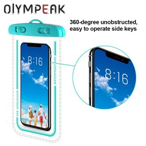 99% Universal Waterproof Case Mobile Phone Cover Drift Diving Swimming Bag Underwater Dry Bag Case for Phones Below 7.2 Inches