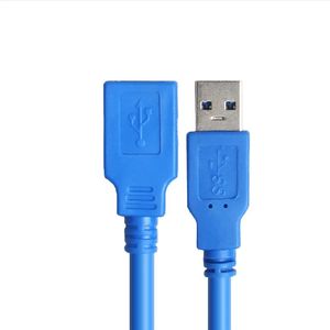 2024 USB 3.0 Male A a USB3.0 feminino A AM TO AF Extensão Dados Sincroniza o conector do adaptador de cabo 0,5m 1,3m 1,5m 3m 5m para USB 3.0 macho a