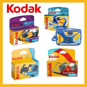 Kamera Kodak Tek Kullanım Tek Kullanılabilir Film Kamerası 27/39 Pozlama Fotoğrafları (Gün ışığı / HD Power Flash / Su geçirmez / Funsaver)