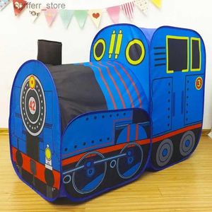 Torda de brinquedo Childrens Popup Play Play Tent Toot Toy Outdoor Playhouse dobrável Treino infantil Caso House Bus Indoor Crawl Tunnel Game Toy L410