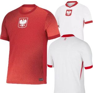 2024 Polska 24 Koszulki piłkarskie Lewandowski Polonia 25 KRYCHOWIAK GROSICKI ZIELINSKI MILIK ZALEWSKI SZYMANSKI Polskie koszulki piłkarskie Men Kids Kit