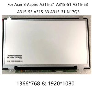 Screen 15.6" Laptop Matrix display For Acer 3 Aspire A31521 A31551 A31553 A31533 N17Q3 LCD Screen 30 Pins Panel Replacement