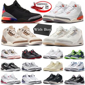 With Box basketball shoes for men women sneakers Rio Georgia Peach Vintage Floral Bred Ivory Hugo Palomino White Cement mens trainers
