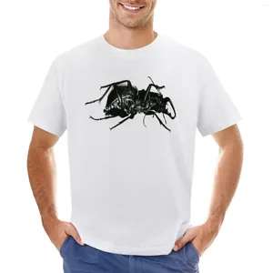 T-shirt de bug de mezanina de polos masculino Oversizeds de roupas estéticas masculas grandes e altas camisetas