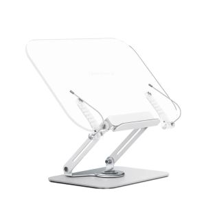 Stands Adjustable Aluminum Book Stand Multi Heights Angles Cookbook Bracket Desk Reading Holder for Office Kitchen School Laptop Tablet