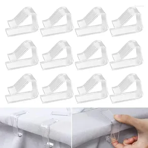 Table Cloth Clip Holders For Outdoor Tables Transparent Holder Clips Windproof 12pcs Tablecloth And Picnic