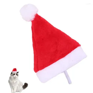 Capéu de pet -tear de pet -tear de vestuário para cães portátil Santa reutilizável Chapéus de gato multifuncionais para suprimentos de filhotes Pets Animais de estimação