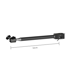 Stativ 32 cm Haltestand mit Kugelkopf geeignet zum Befestigen am Lampenhalter für Ringlight RGB Camera Light Mobile Live -Streaming