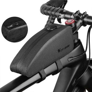 Borsa per tubo anteriore da 1/1.6 litri per ciclo anteriore per ciclo anteriore MTB LightPace Bike Bike Borse Bicycle Cannier Case Caricamento Accessori