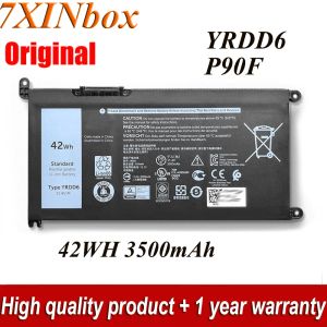 Batteries 7XINbox 11.4V 42Wh YRDD6 P90F VM732 Original Laptop Battery For Dell Latitude 3300 3400 Inspiron 14 5585 3400 5488 5493 5593 Etc