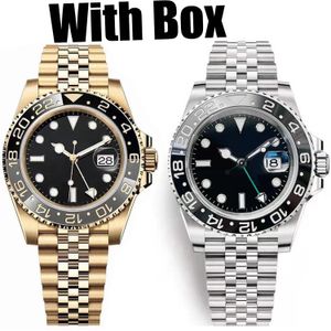 Luxury Mens Watch Mechanical Automatic Watches Designer för Man Ceramic Bezel 2813 Watches 36mm 41mm GMT Movement Watch Luminous Sapphire Waterproof Wriplur