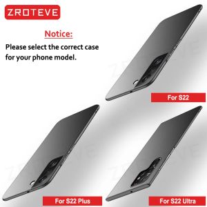 S21 Ultra Case Zroteve Slim Hard PC Frosted Deckung für Samsung Galaxy S21 Fe S22 S23 S24 Plus 21 22 23 Schockdelie -Telefonhüllen