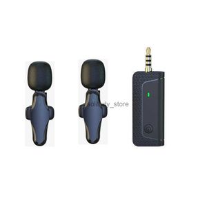 Mikrofonlar Yeni Kablosuz Lavalier Mikrofon Taşınabilir Ses ve Video Kayıt Mini iPhone Android Canlı Oyun Telefonu Microfon