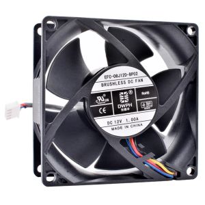 Kylning helt ny original DWPH EFC08J12DBP02 8CM 8032 80mm fläkt 80x80x32mm DC12V 1.00A Power Switch Server 4 Lines of Cooling Fan