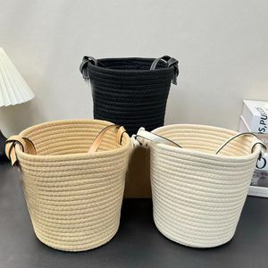 Designer Luxury Fashion DrawString Bucket Bags Women's Leisure Versatile Small and Cute High-kvalitet Cross Body Woven Bag