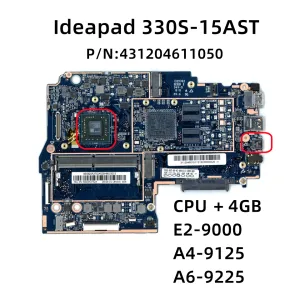 Motherboard For Lenovo Ideapad 330S15AST Laptop Motherboard With AMD E29000 A49125 A69225 CPU 4GB RAM DDR4 P/N:431204611050