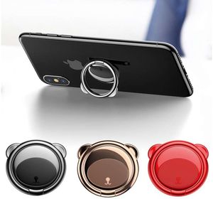 Luxury 360 Degree Rotatable Phone Holder Finger Ring Smartphone Magnet Metal Spin Rotatable Socket For Magnetic Smartphone Stand5930297