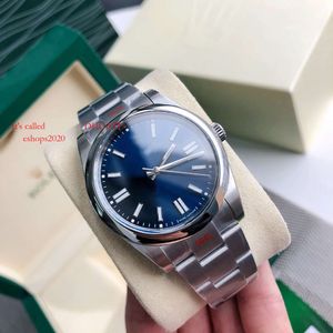 Роскошное движение Olex 124300 Sapphire 36 мм стальной нержавеющий 12600 2024 904L Watch Mirror 41 мм стеклянное суперклоновое движение.