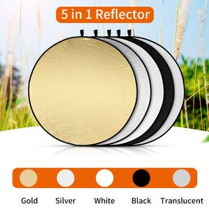 Supon 60cm 80cm 110cm 5 Into Reflector Fotoğrafçılık Flash Işık Difüzör için Stüdyo Fotoğrafçılığı Arka Plan Aksesuarları