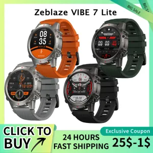 Orologi Zeblaze Vibe 7 Lite Smart Watch Large 1,47 '' IPS VOCE CHIAMATO CHIAMATO 100+ MODE SPORTICA CHE BLOCE BLOUS BLOUS Blood Ossigeno