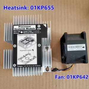 Cooling New Original CPU Cooling Heatsink 01KP655 Radiator Fan 01KP642 Cooler System Kit For Lenovo Thinksystem SR550