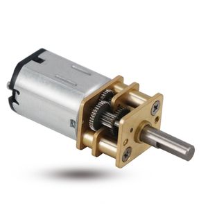 Motor de engrenagem DC 3V 6V 12V Ruído baixo e alto torque N20 Factory Motor Supply Direct Supply 6V Micro DC Gear Motor N20