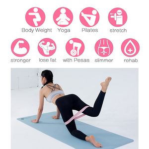5 Pcs Resistance Bands Gymnastics Latex with Exercise Instructions for Muscle Building Yoga ZJ55