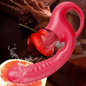 Andere Gesundheit Schönheit Gegenstände Klitoraler Dildo -Vibrator 2 in 1 Frauen Nippel Klitoralis Stimulator G Spot Vagina Massage Erwachsener Spielzeug für Frauenpaar L410