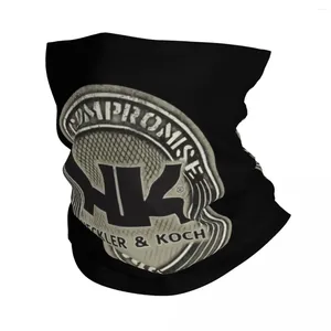 Schals Heckler Koch HK Bandana Neck Giterin Balaclavas Mask Schal Multifunktional Kopfbedeckung Outdoor -Sportarten für Männer Frauen Erwachsene Waschbar