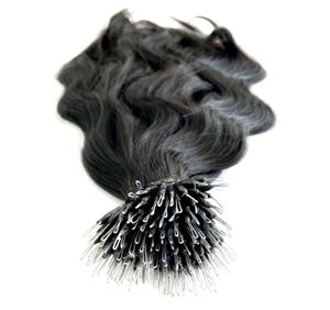 8A Grade Body Wave Nano Ring Virgin Hair Rings Natural Rings Extension for Women 08G S 200S LOT1363690