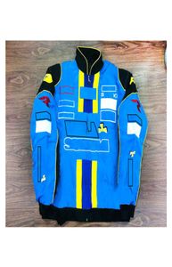 F1 Racing Suit LongSleeved Motorcykeljacka Motorcykel Team Service Auto Repair Winter Cotton Clothing broderade varma Jacke5982696