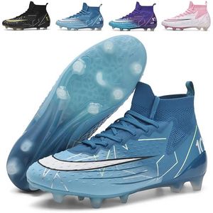 American Football Shoes Boots Männer hohe Knöchel Fußball Soccer Society Outdoor Non Slip Professional Futsal Man 2024