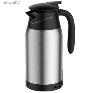 Electric Kettles 180W 24V electric heating cup kettle stainless steel hot water bottle for tea coffee beverages and station wagons yq240410